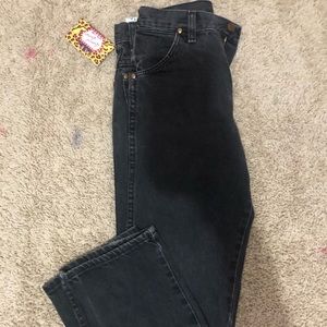 Levi Wrangler Vintage Black Jeans.